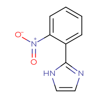 Chemical structure of 2-(2-nitrophenyl)-1H-imidazole - CSSB00011558175
