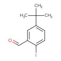 Chemical structure of 5-tert-butyl-2-iodobenzaldehyde - CSSB00010365369