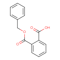 Chemical structure of 2-[(benzyloxy)carbonyl]benzoic acid - CSSB00000027294