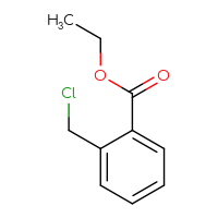 Chemical structure of ethyl 2-(chloromethyl)benzoate - CSSB00000074386