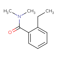 Chemical structure of 2-ethyl-N,N-dimethylbenzamide - CSSB00012939090