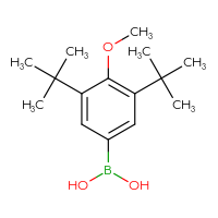 Chemical structure of (3,5-di-tert-butyl-4-methoxyphenyl)boronic acid - CSSB00150703444