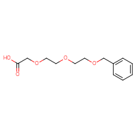 Chemical structure of 2-{2-[2-(benzyloxy)ethoxy]ethoxy}acetic acid - CSSB00030867217