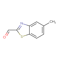 Chemical structure of 5-methyl-1,3-benzothiazole-2-carbaldehyde - CSSB00012186904