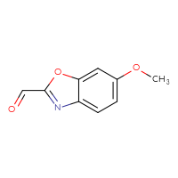 Chemical structure of 6-methoxy-1,3-benzoxazole-2-carbaldehyde - CSSB00000090488