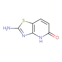 Chemical structure of 2-amino-4H,5H-[1,3]thiazolo[4,5-b]pyridin-5-one - CSSB00009840014