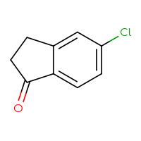 Chemical structure of 5-chloro-2,3-dihydro-1H-inden-1-one - CSSB00000751102