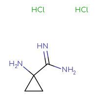 Chemical structure of 1-aminocyclopropane-1-carboximidamide dihydrochloride - CSSB06726388768