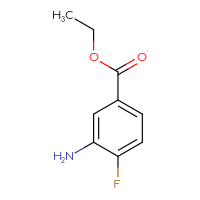 Chemical structure of ethyl 3-amino-4-fluorobenzoate - CSSB00011356284