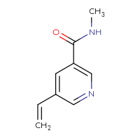 Chemical structure of 5-ethenyl-N-methylpyridine-3-carboxamide - CSSB00010379419