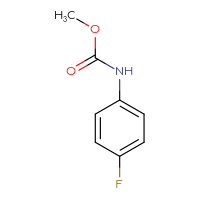 Chemical structure of methyl N-(4-fluorophenyl)carbamate - CSSB00000189487