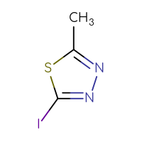 Chemical structure of 2-iodo-5-methyl-1,3,4-thiadiazole - CSSB00000700712