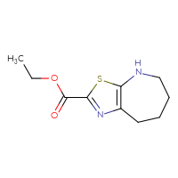 Chemical structure of ethyl 4H,5H,6H,7H,8H-[1,3]thiazolo[5,4-b]azepine-2-carboxylate - CSSB00000054009