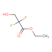 Chemical structure of ethyl 2,2-difluoro-3-hydroxypropanoate - CSSB00000718426