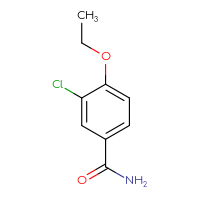 Chemical structure of 3-chloro-4-ethoxybenzamide - CSSB00009870259