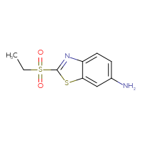Chemical structure of 2-(ethanesulfonyl)-1,3-benzothiazol-6-amine - CSSB00000767167