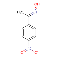 Chemical structure of N-[1-(4-nitrophenyl)ethylidene]hydroxylamine - CSSB00015348683