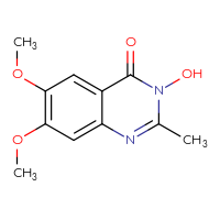 Chemical structure of 3-hydroxy-6,7-dimethoxy-2-methyl-3,4-dihydroquinazolin-4-one - CSSB00000721711