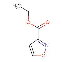 Chemical structure of ethyl 1,2-oxazole-3-carboxylate - CSSB00011554152