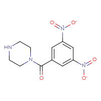 Chemical structure of 1-(3,5-dinitrobenzoyl)piperazine - CSSB00104037167