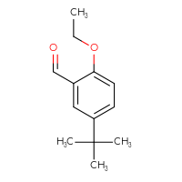 Chemical structure of 5-tert-butyl-2-ethoxybenzaldehyde - CSSB00010004553