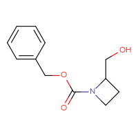 Chemical structure of benzyl 2-(hydroxymethyl)azetidine-1-carboxylate - CSSB00011152722