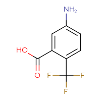 Chemical structure of 5-amino-2-(trifluoromethyl)benzoic acid - CSSB00011517434