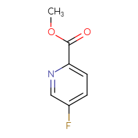 Chemical structure of methyl 5-fluoropyridine-2-carboxylate - CSSB00012017284