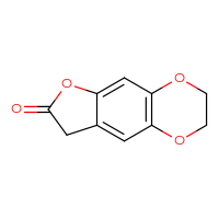 Chemical structure of 4,10,13-trioxatricyclo[7.4.0.0³,⁷]trideca-1(9),2,7-trien-5-one - CSSB14969974479