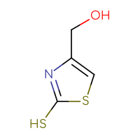 Chemical structure of (2-sulfanyl-1,3-thiazol-4-yl)methanol - CSSB00010521261