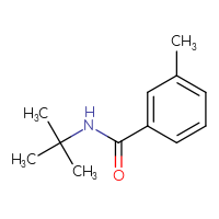 Chemical structure of N-tert-butyl-3-methylbenzamide - CSSB00000171359