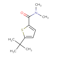 Chemical structure of 5-tert-butyl-N,N-dimethylthiophene-2-carboxamide - CSSB00103307970