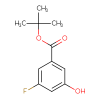 Chemical structure of tert-butyl 3-fluoro-5-hydroxybenzoate - CSSB00134614260