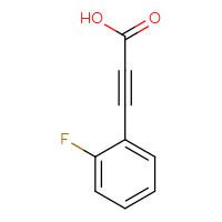 Chemical structure of 3-(2-fluorophenyl)prop-2-ynoic acid - CSSB00011892747