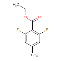 Chemical structure of ethyl 2,6-difluoro-4-methylbenzoate - CSSB00010749386