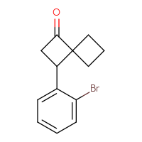 Chemical structure of 3-(2-bromophenyl)spiro[3.3]heptan-1-one - CSSB00023880773