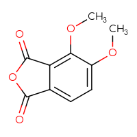 Chemical structure of 4,5-dimethoxy-1,3-dihydro-2-benzofuran-1,3-dione - CSSB00000062560