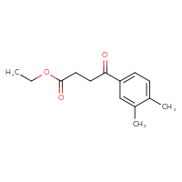 Chemical structure of ethyl 4-(3,4-dimethylphenyl)-4-oxobutanoate - CSSB00000296665