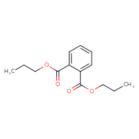 Chemical structure of 1,2-dipropyl benzene-1,2-dicarboxylate - CSSB00000017049
