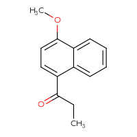 Chemical structure of 1-(4-methoxynaphthalen-1-yl)propan-1-one - CSSB00011256617