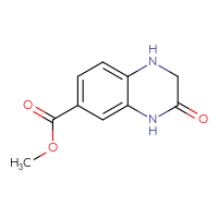 Chemical structure of methyl 3-oxo-1,2,3,4-tetrahydroquinoxaline-6-carboxylate - CSSB00000060008