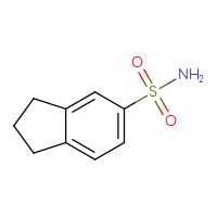 Chemical structure of 2,3-dihydro-1H-indene-5-sulfonamide - CSSB00000164589