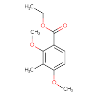 Chemical structure of ethyl 2,4-dimethoxy-3-methylbenzoate - CSSB00010164449