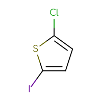 Chemical structure of 2-chloro-5-iodothiophene - CSSB00010143726