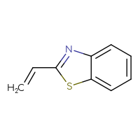 Chemical structure of 2-ethenyl-1,3-benzothiazole - CSSB00000038064
