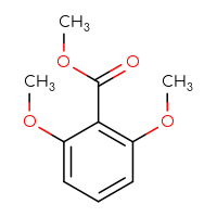 Chemical structure of methyl 2,6-dimethoxybenzoate - CSSB00000148935