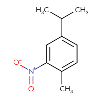 Chemical structure of 1-methyl-2-nitro-4-(propan-2-yl)benzene - CSSB00000032142