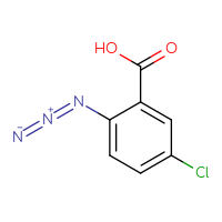 Chemical structure of 2-azido-5-chlorobenzoic acid - CSSB00009849217