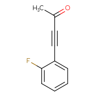 Chemical structure of 4-(2-fluorophenyl)but-3-yn-2-one - CSSB00010658225