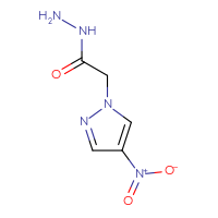 Chemical structure of 2-(4-nitro-1H-pyrazol-1-yl)acetohydrazide - CSSB00011203526